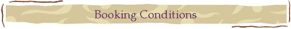 Booking Conditions